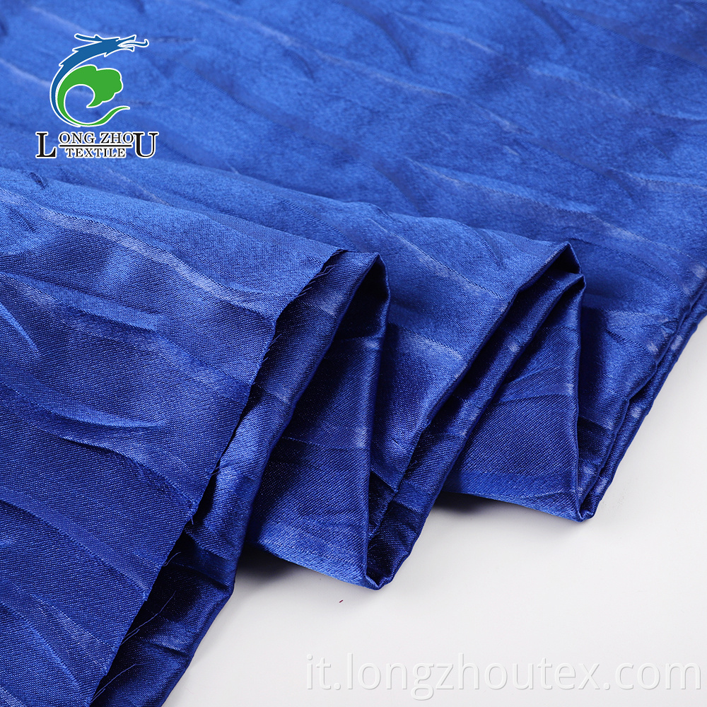 Back Crepe Satin PD Crumpled Fabric